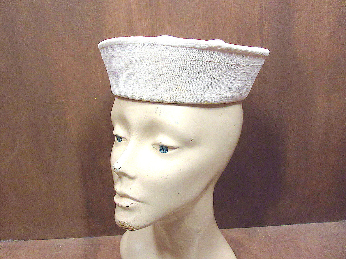 ビンテージ40's○U.S.NAVYステンシル入りセーラーハット