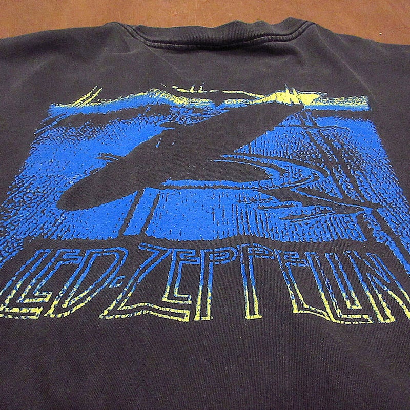 ビンテージ90's○LED ZEPPELIN ZOSOツアーTシャツ黒size XL○2110