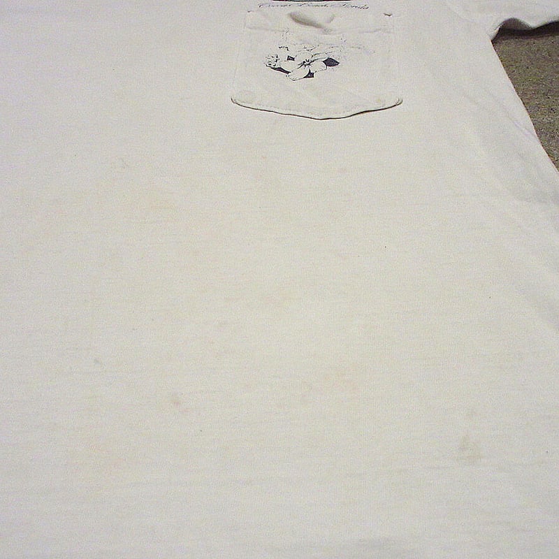 ビンテージ80's○RON JON SURF SHOP両面プリントポケットTシャツsize S