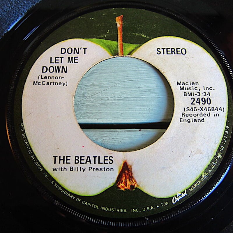 THE BEATLES○GET BACK/DON'T LET ME DOWN Apple Re