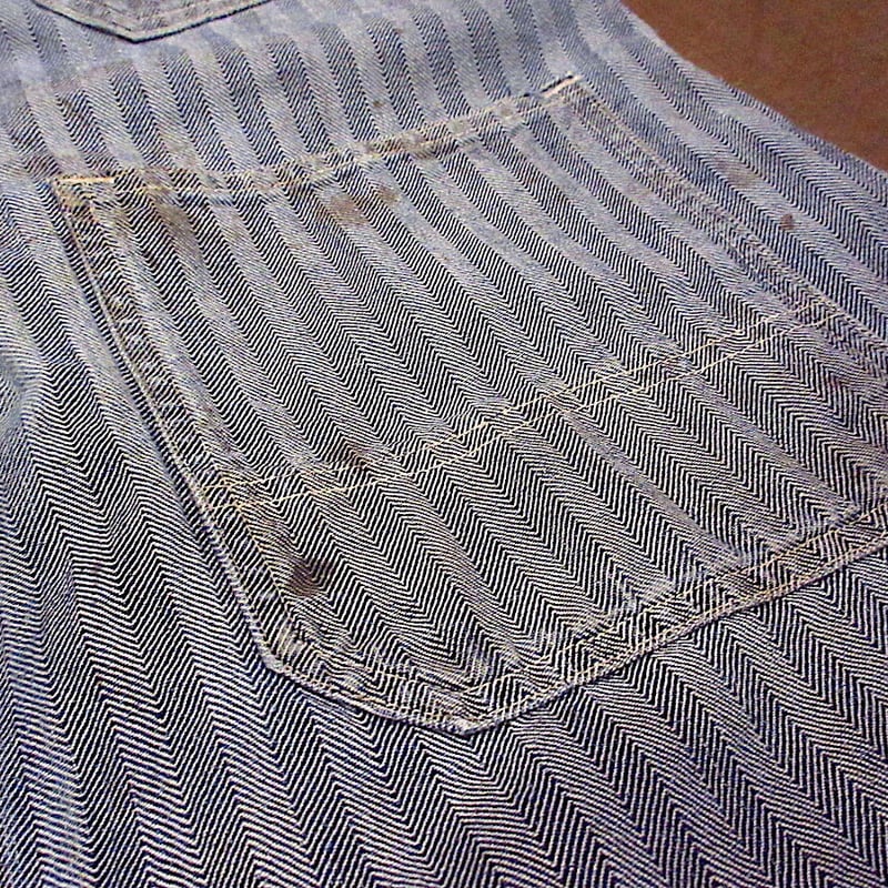 ビンテージ40's○KEEP KLEEN GARMENT CO.ヘリンボーンショップコートsi