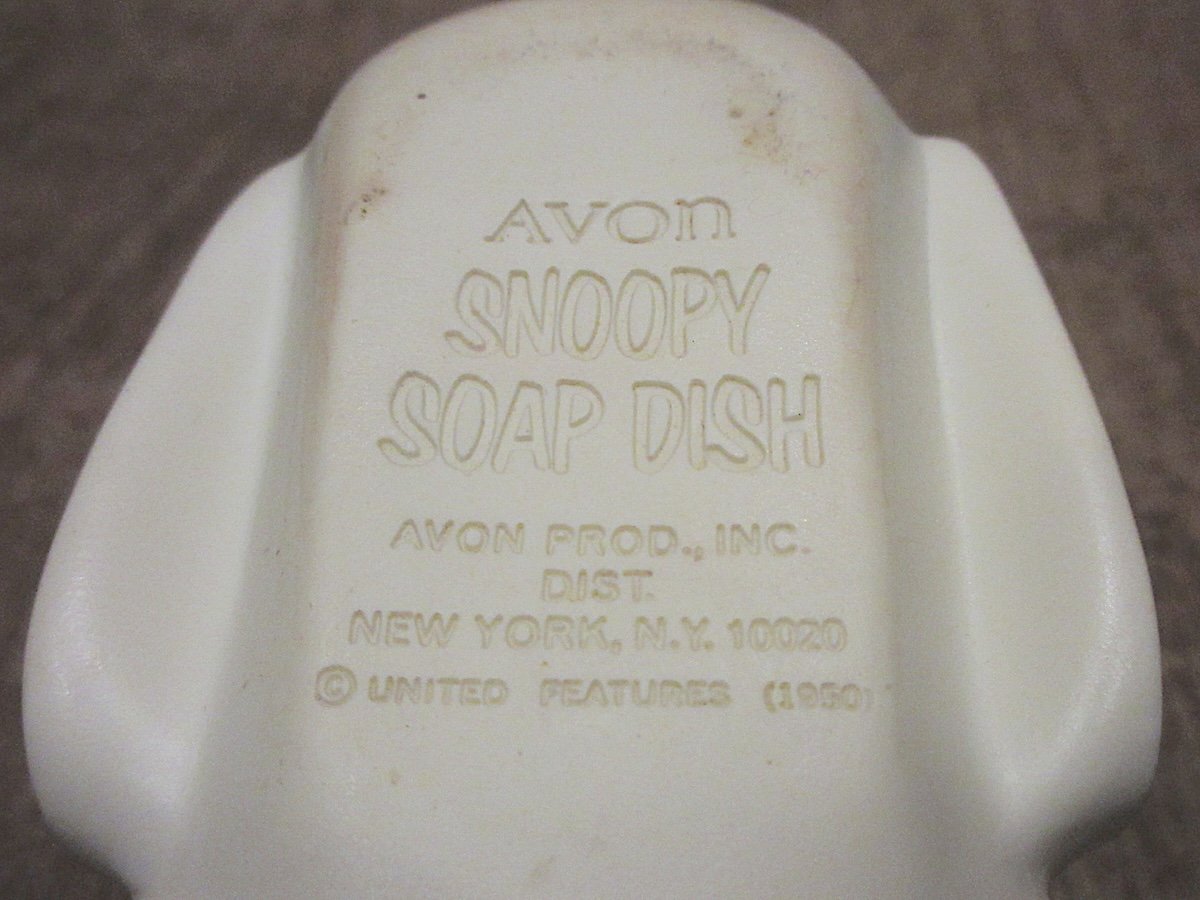 ビンテージ60's○AVON SNOOPYソフビソープディッシュ○260320z1-otclc