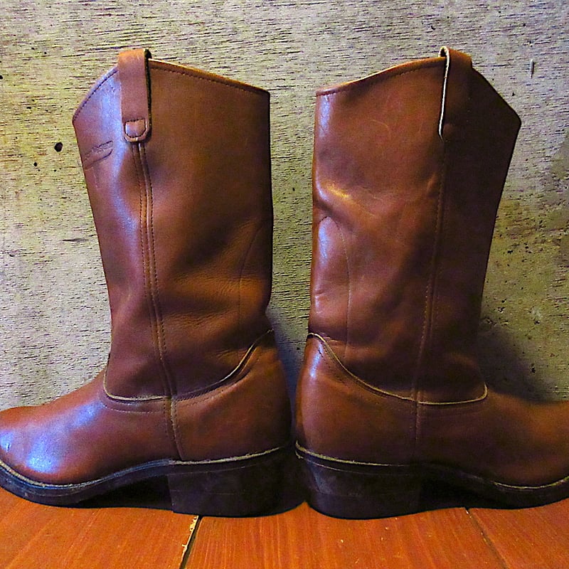 28cm ヴィンテージ ウエスタンブーツ バーガンディ P4969 ビンテージ○MASON WESTERNウエスタンブーツ茶size 10 D○260109j8-