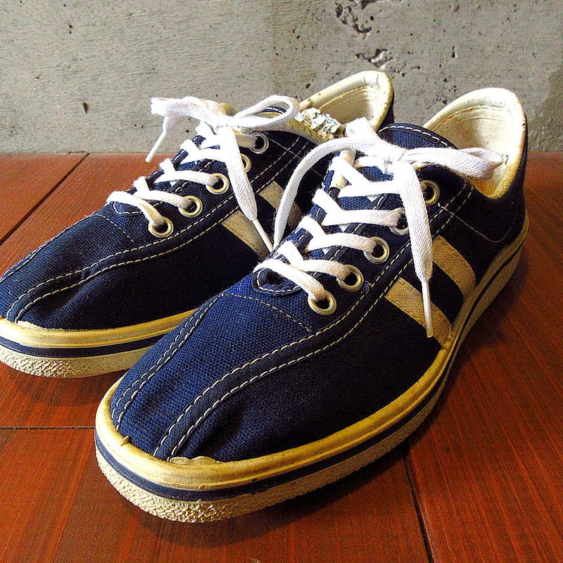 ビンテージ70's○DEADSTOCKレディース ライン入りキャンバス