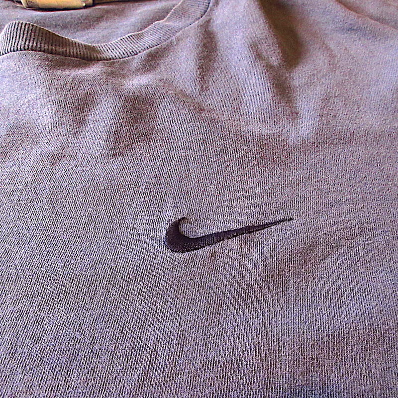 ビンテージ90's○NIKE刺繍入りTシャツ紺size XL○250713j1-m-tsh