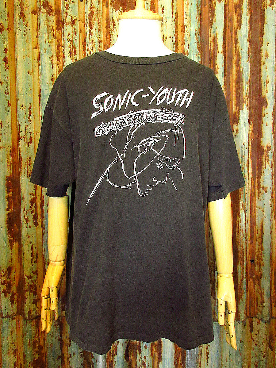 ビンテージ90's○SONIC YOUTH CONFUSION IS SEXミュージックTシャ