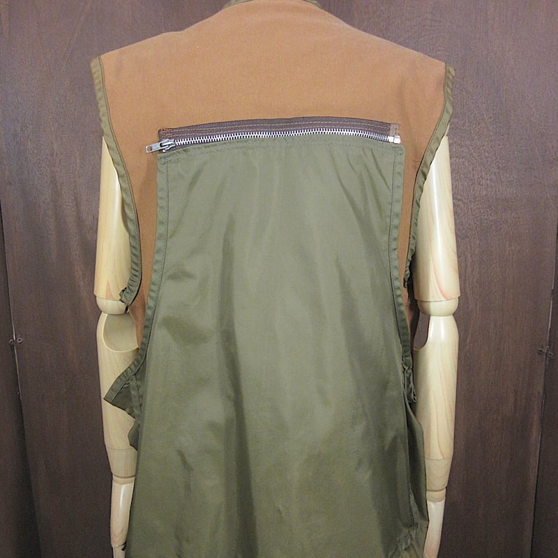 ビンテージ70's○SAFTBAKハンティングベスト○250616z3-m-vs