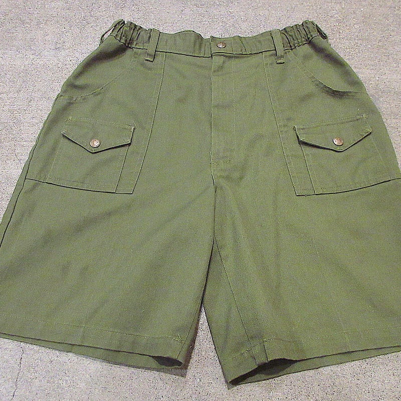 ビンテージ○BOY SCOUTS OF AMERICAブッシュショーツ実寸W72cm