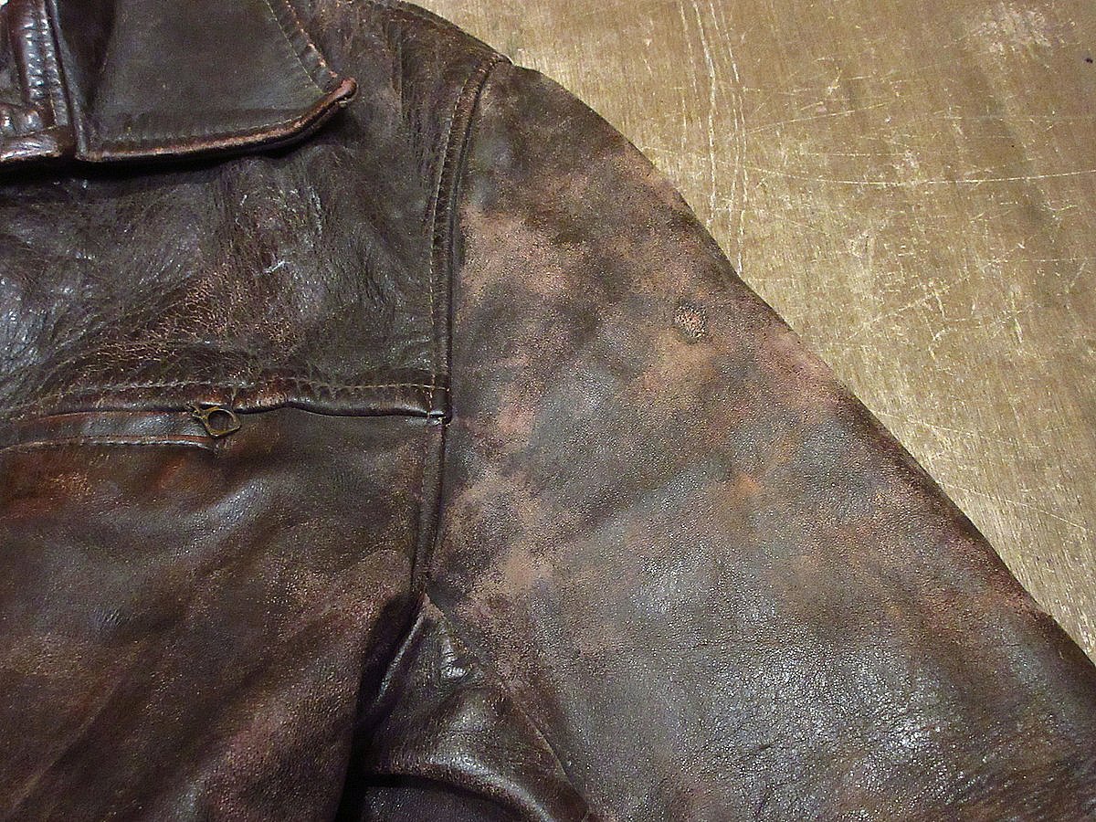 【ビンテージ】レザーカーコート カウハイド Lサイズ ジップアップ ブラウン 楽天市場】【最短即日発送】Schott ショット 544 COWHIDE SHORT