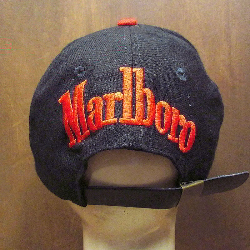 ビンテージ90's○Marlboro LIZARD ROCKツートーン6パネル刺繍 ビンテージ90's○Marlboro LIZARD ROCKツートーン6パネル刺繍