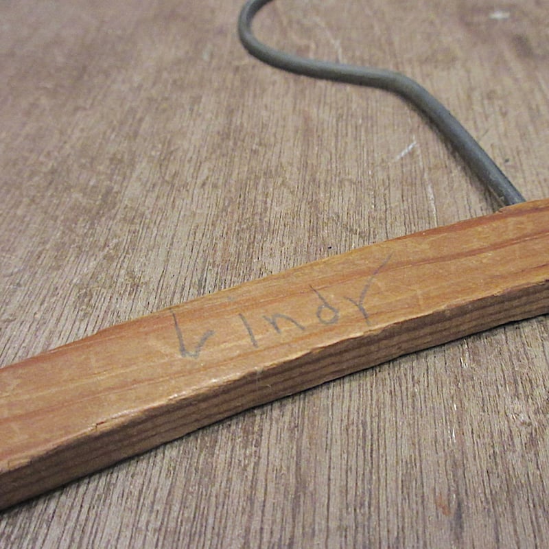 ビンテージ○ウッドハンガー5本セット○260225z2-otclct木製店舗什器