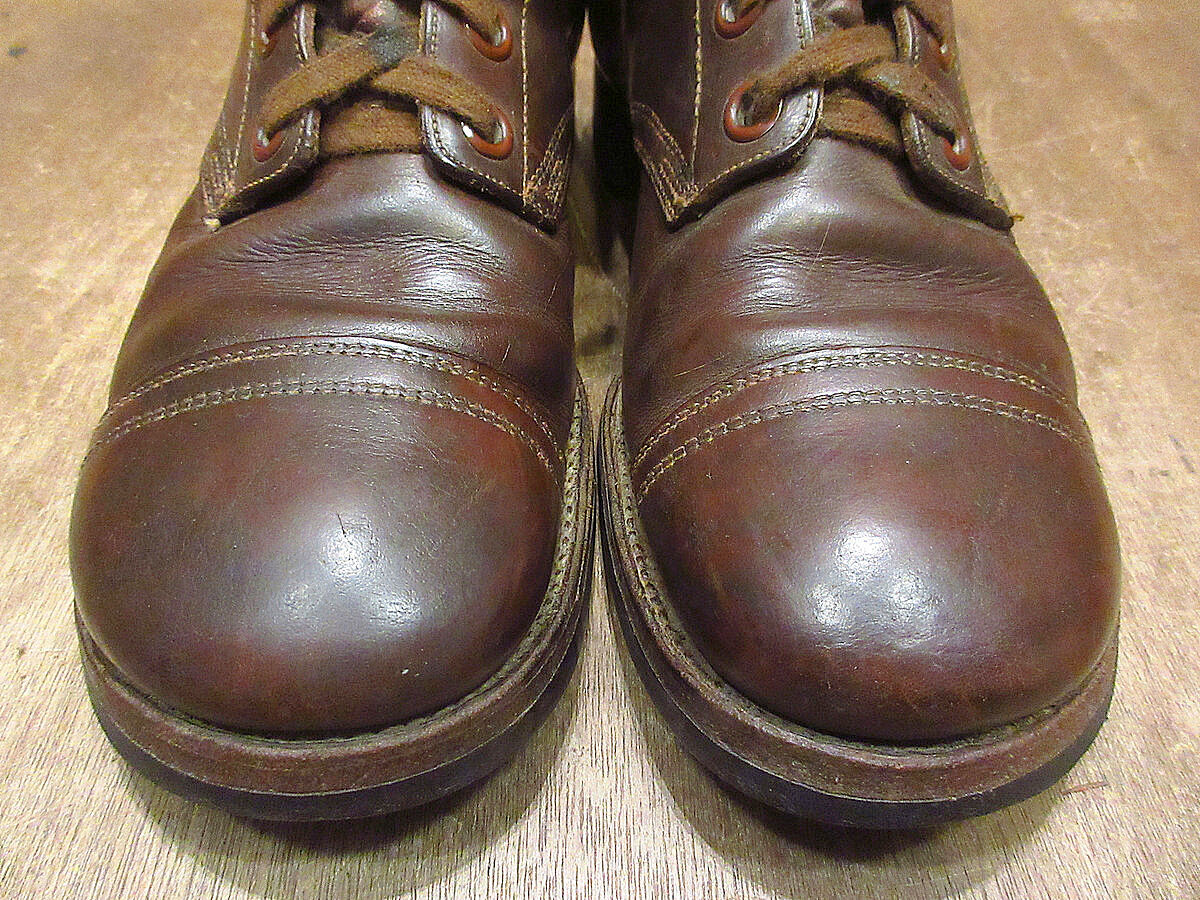 ビンテージ50's○U.S.ARMYジャンプブーツ茶size 8 1/2 D○221011i2...