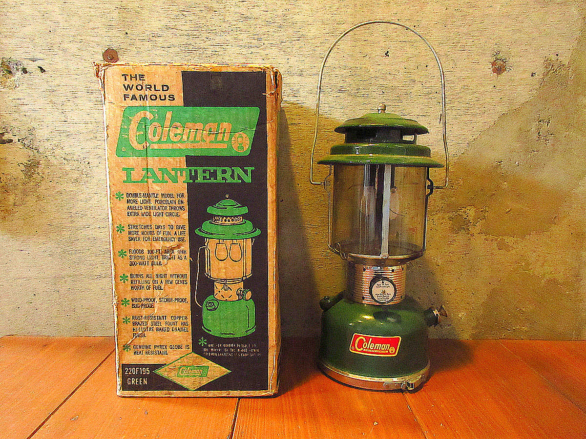 ビンテージ60's○Coleman 220Fダブルマントルランタンジャンク