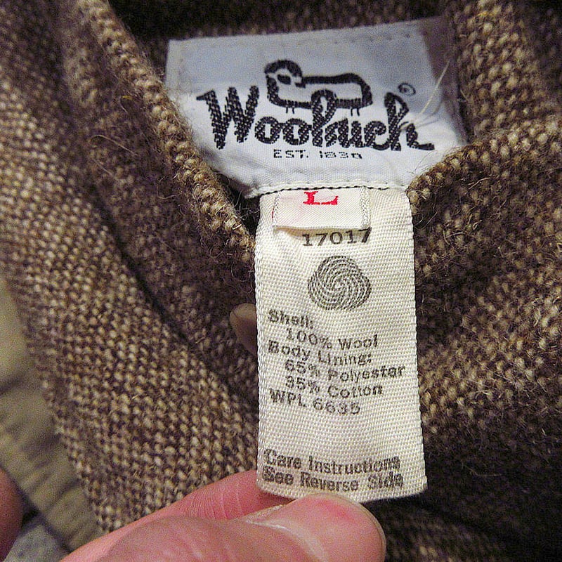 ビンテージ80's○Woolrichリバーシブルツイードウールシャツ ビンテージ80's○Woolrichリバーシブルツイードウールシャツ