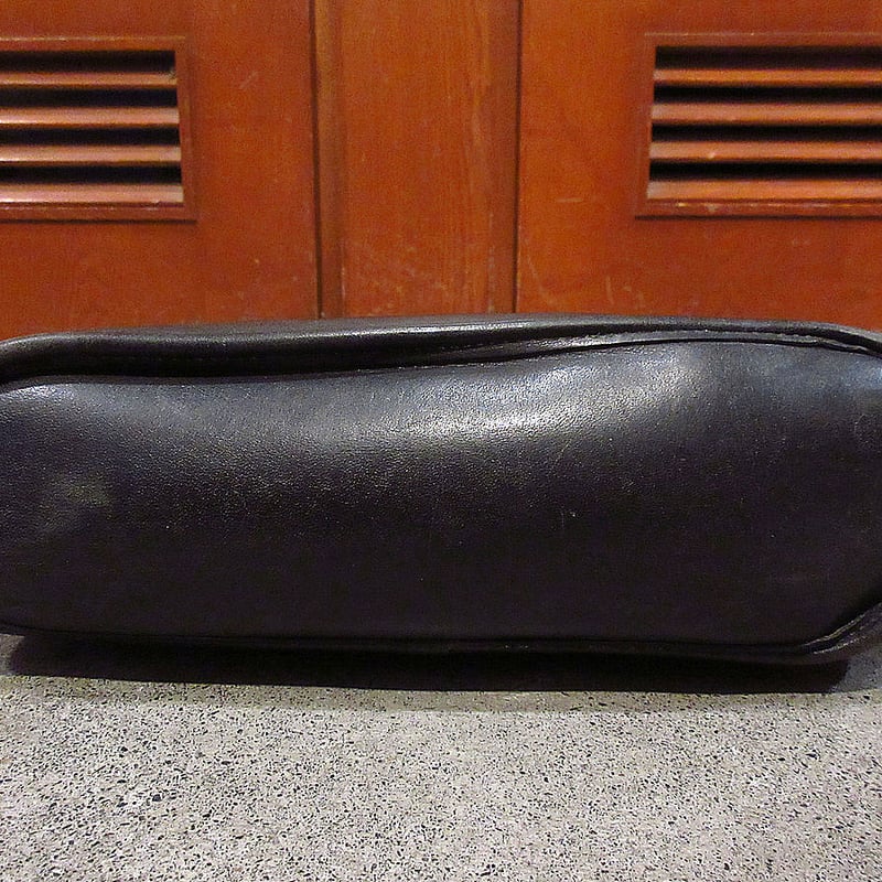 ビンテージ○オールドコーチレザーショルダーバッグ黒○240522i8