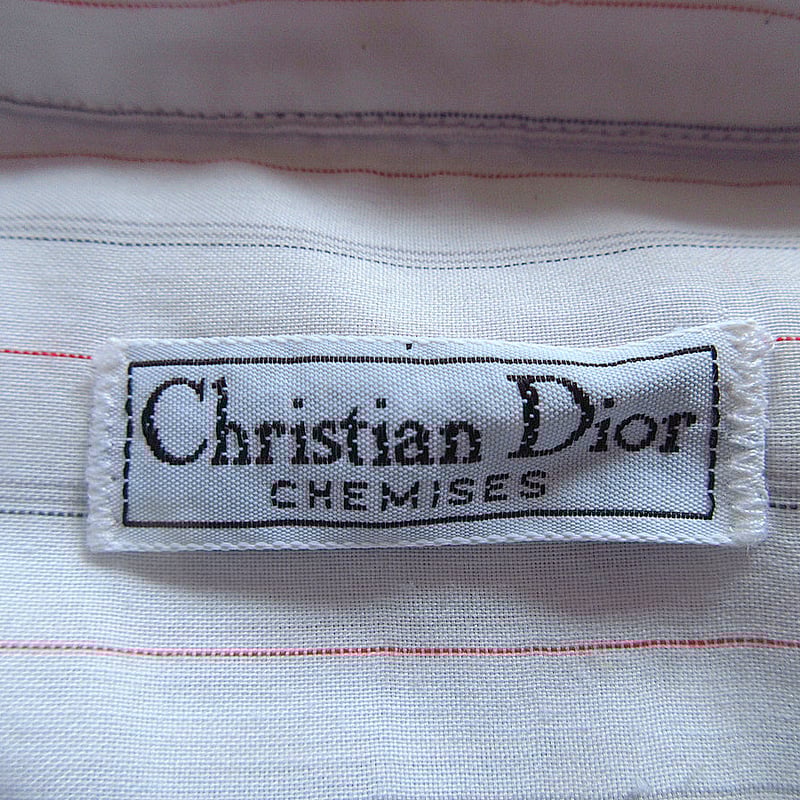 【至高イタリア製】 Christian Dior ストライプ ドレスシャツ 美品 至高イタリア製】 Christian Dior ストライプ ドレスシャツ 美品