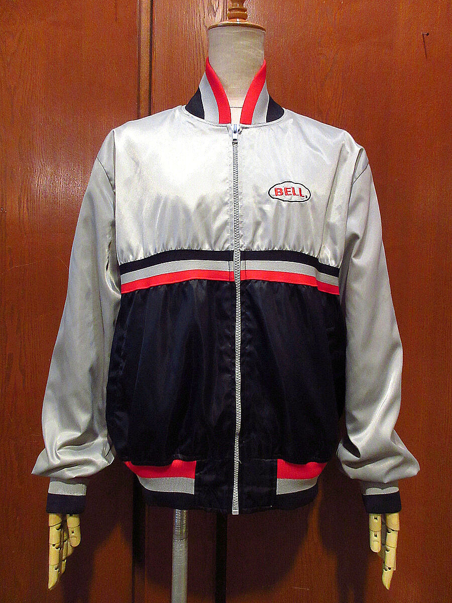 ビンテージ90's○BELL HELMETSナイロンレーシングジャケット○210320s1