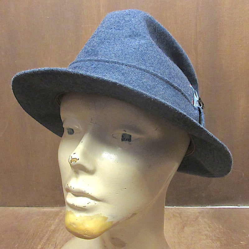 ビンテージ50's60's○Biltmore羽根付きフェドラハット○260213z3-m-ht