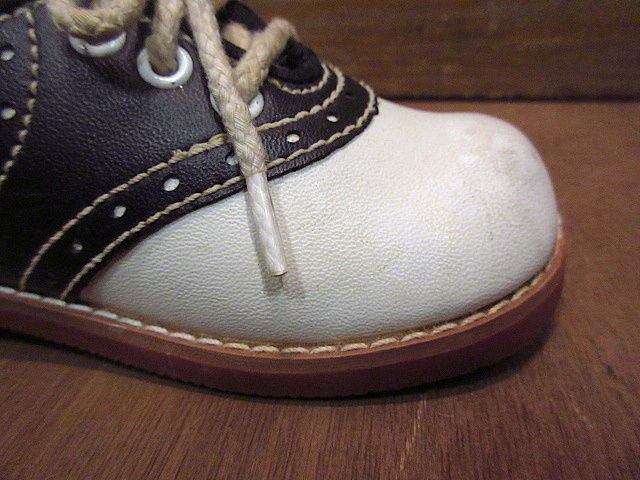 ビンテージ70's○キッズツートーンサドルシューズsize 6 1/2