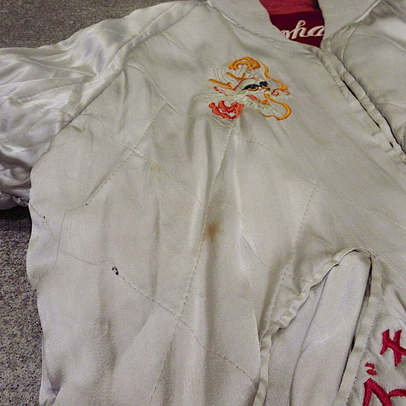 SAMMYS EMBROIDERY スーベニアジャケット アメカジ 赤 古着 20210123-6268-xrpzmx.jpg