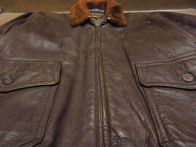 ビンテージ50's○U.S.NAVY G-1 55J14フライトジャケット size 38○2