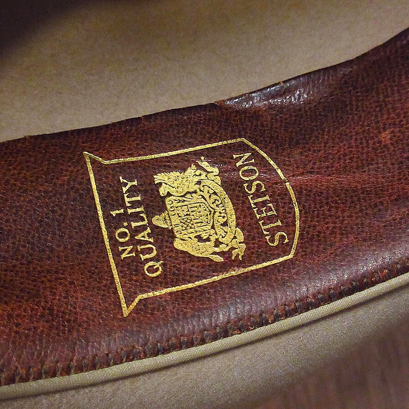 ビンテージ50's○STETSONフェルトカウボーイハットベージュSize 7 1/4