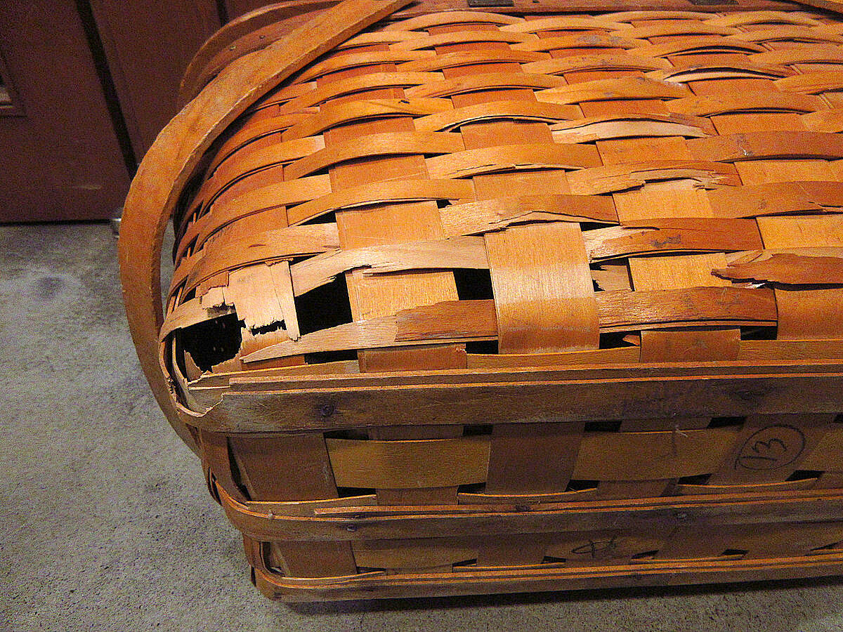 ビンテージ-60's○Hawkeyeピクニックバスケット○220705s5-bag-bsk 1