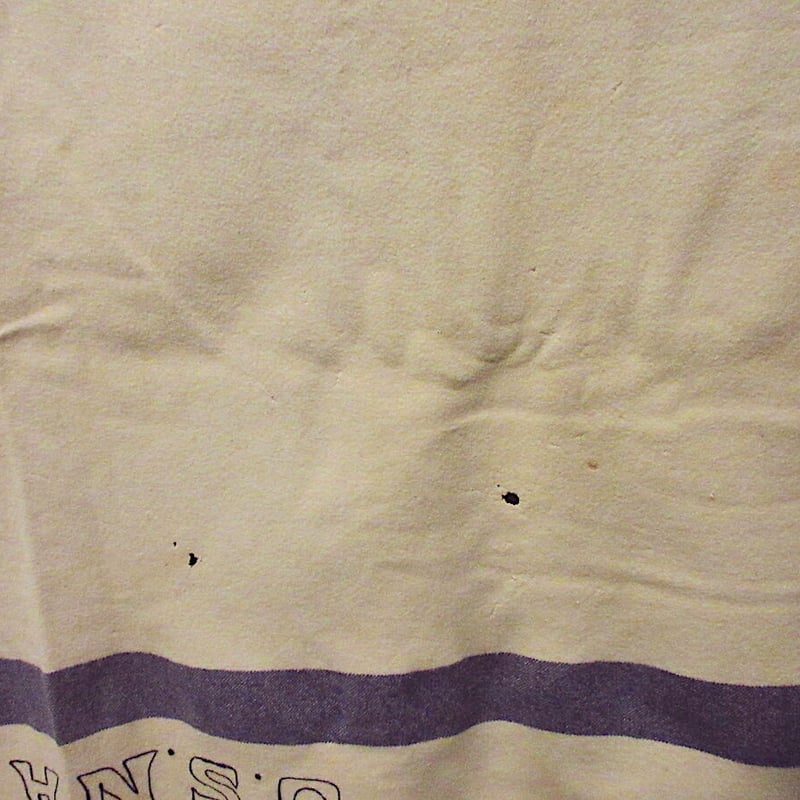 ビンテージ40's50's○U.S.NAVYウールブランケットsize 191cm×164cm