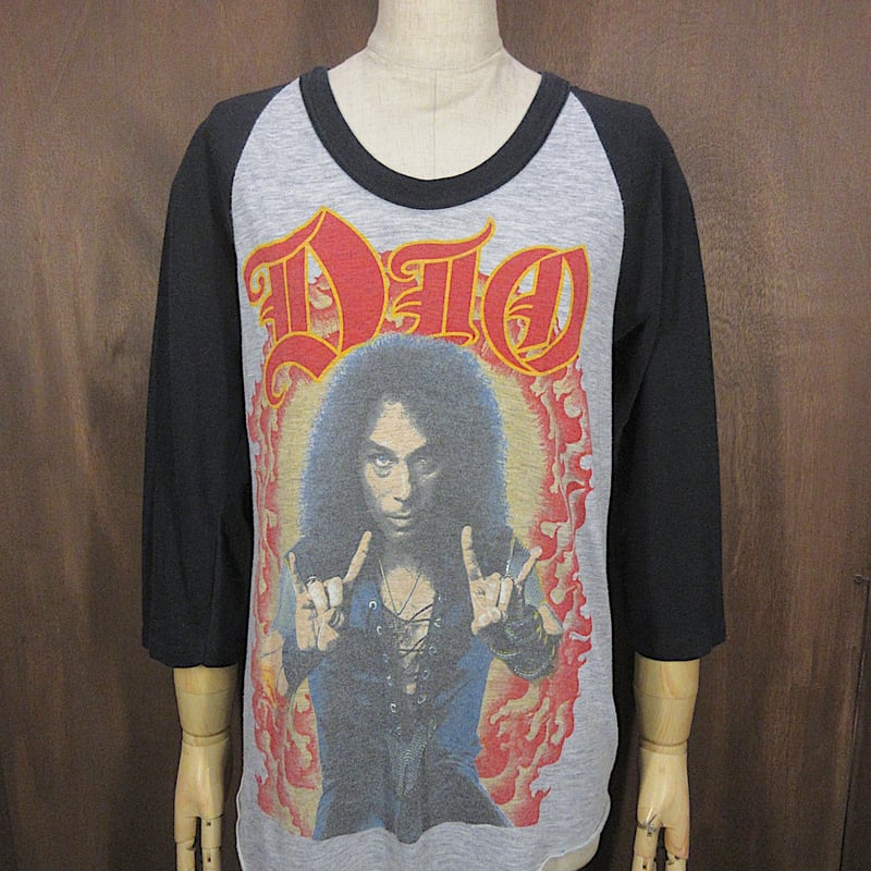 DIO バンド Tシャツ 1985年 オリジナル ヴィンテージ ビンテージ80's○DIO Sacred Heart 1985年ツアーラグランTシャツ
