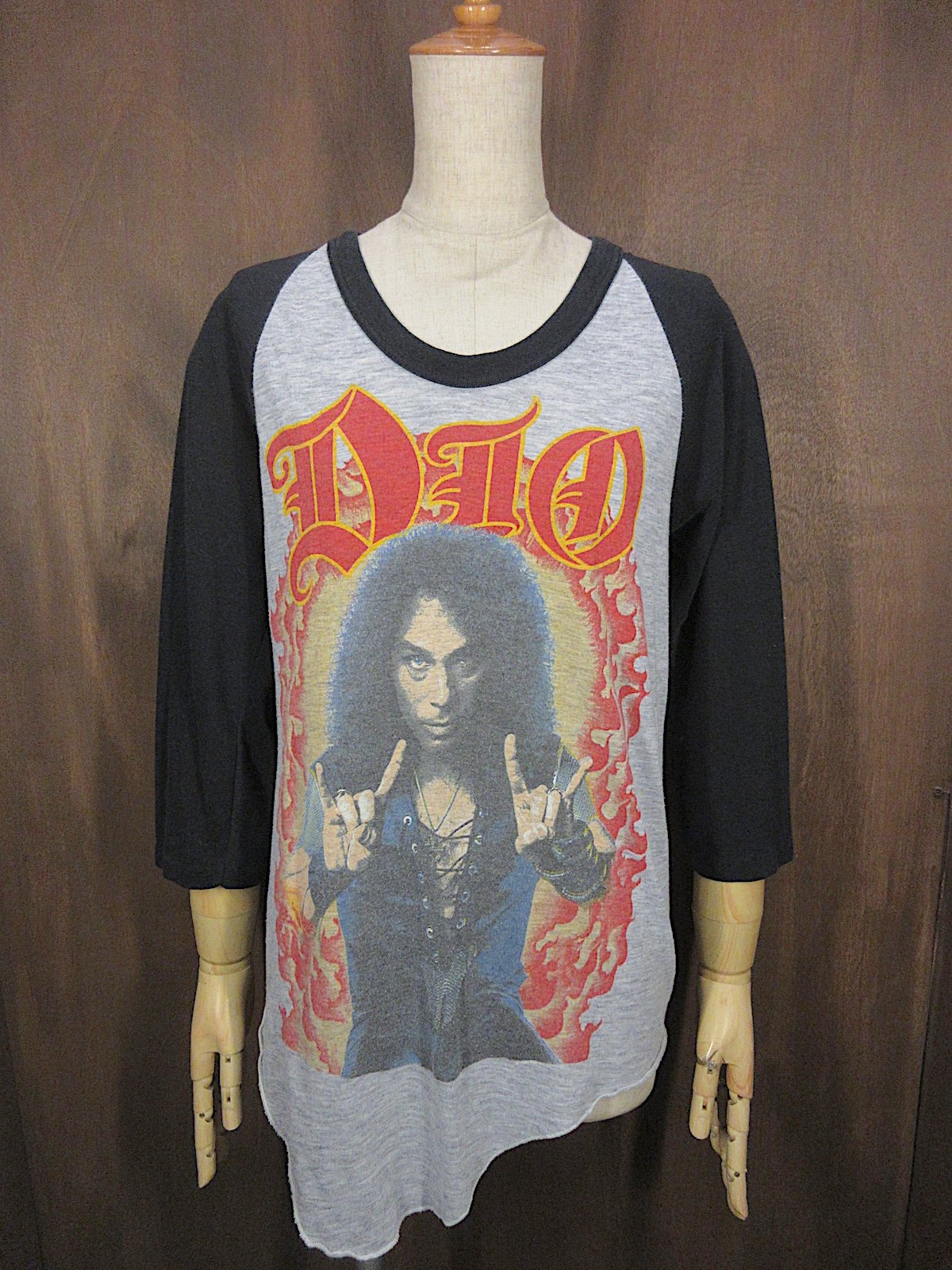 DIO バンド Tシャツ 1985年 オリジナル ヴィンテージ ビンテージ80's○DIO Sacred Heart 1985年ツアーラグランTシャツ