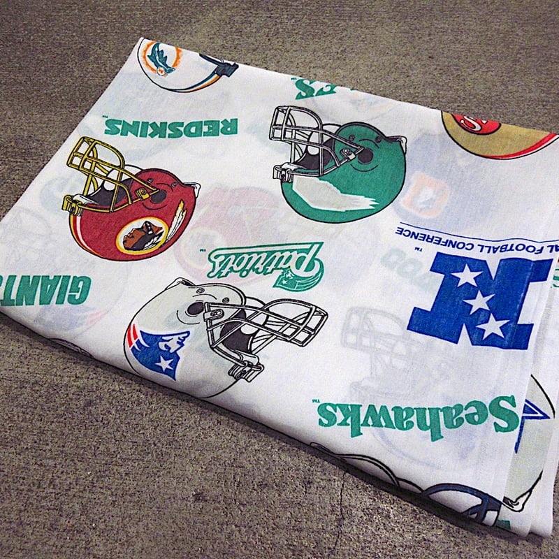 ビンテージNFLカーテン二枚アメリカンフットボール