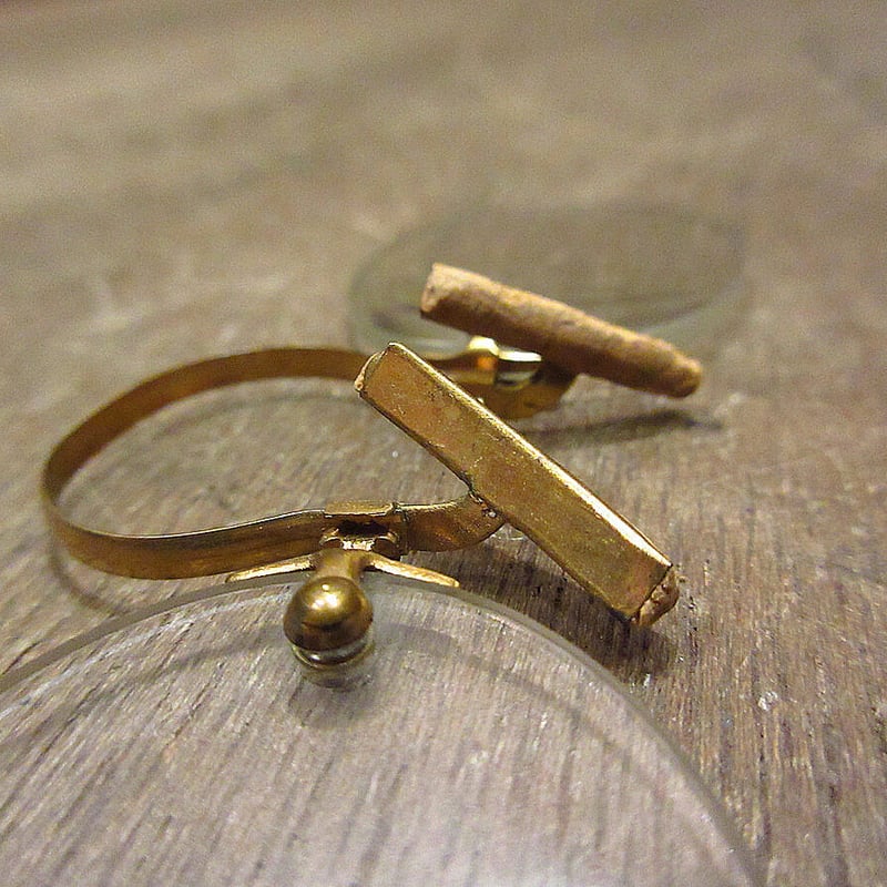 ビンテージ~1900's○Cブリッジ型フィンチ眼鏡○210523n5-eygls 1890sア