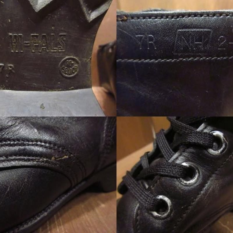 ビンテージ60's○U.S.ARMYジャンプブーツ 黒size 7R○221127j5-m-b