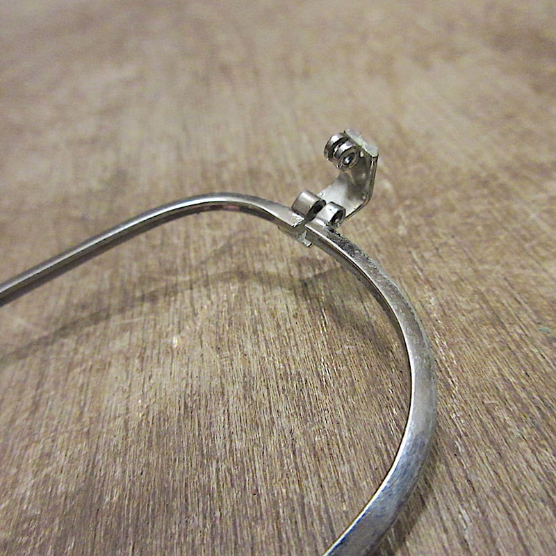 ビンテージ○UOCダブルブリッジセミオート眼鏡○250404z8-eygls