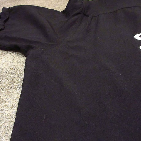 ビンテージ50's●King Louieチェーンステッチボウリングループカラーシャツ黒size M●210705r5-m-sssh-bw古着開襟シャツキングルイUSA製