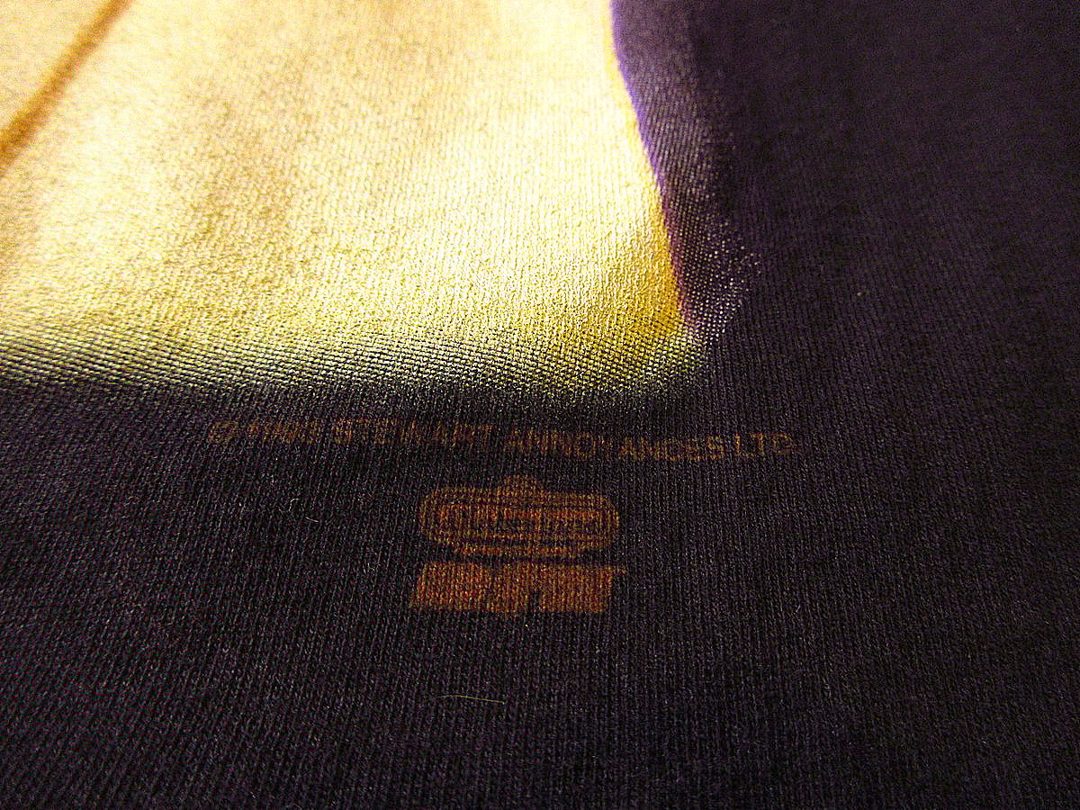 ビンテージ90's○DEADSTOCK ROD STEWARTプリントTシャツ黒size L○