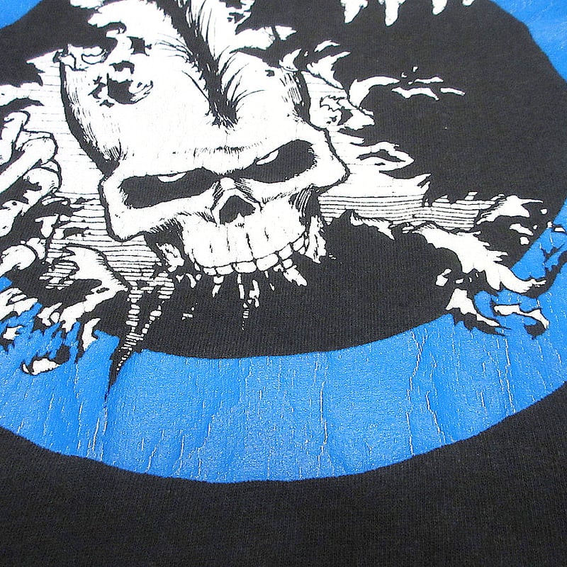 ビンテージ2000's?○GERMS GIスカルプリントTシャツ黒250619j7-m