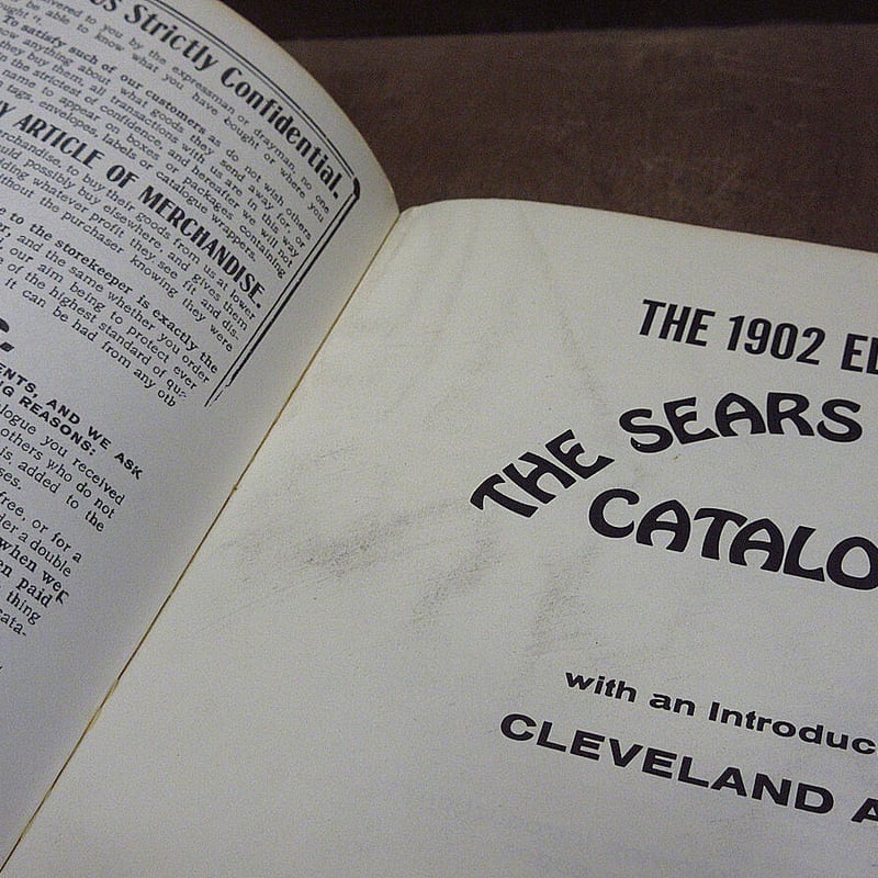 ビンテージ○1902 EDITION OF THE SEARS,ROEBUCKカタログ○220