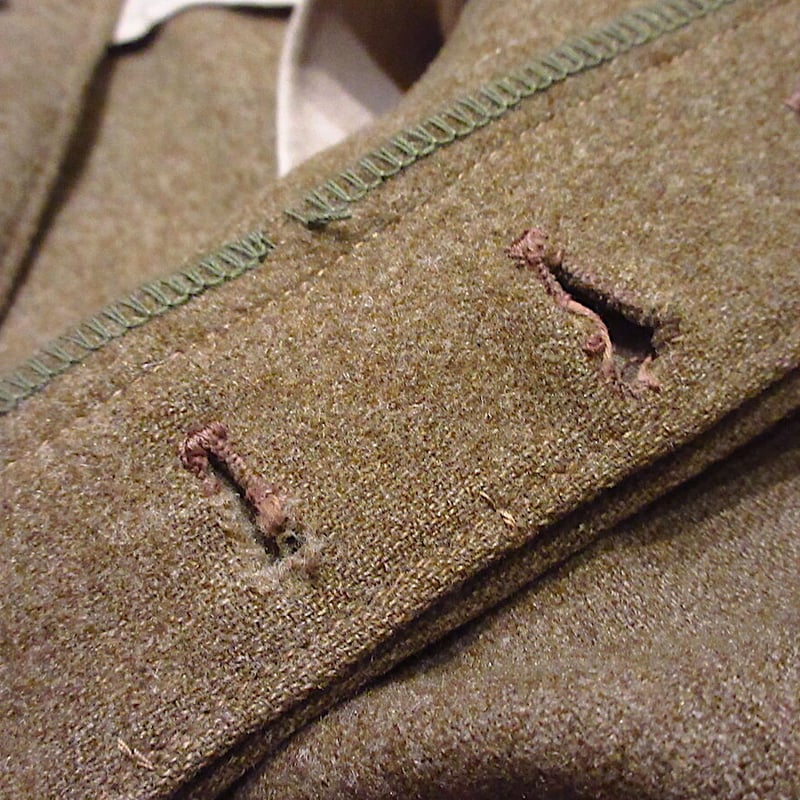 ビンテージ1910's○U.S.ARMYシンチバックメタルボタンウール ビンテージ1910's○U.S.ARMYシンチバックメタルボタンウール