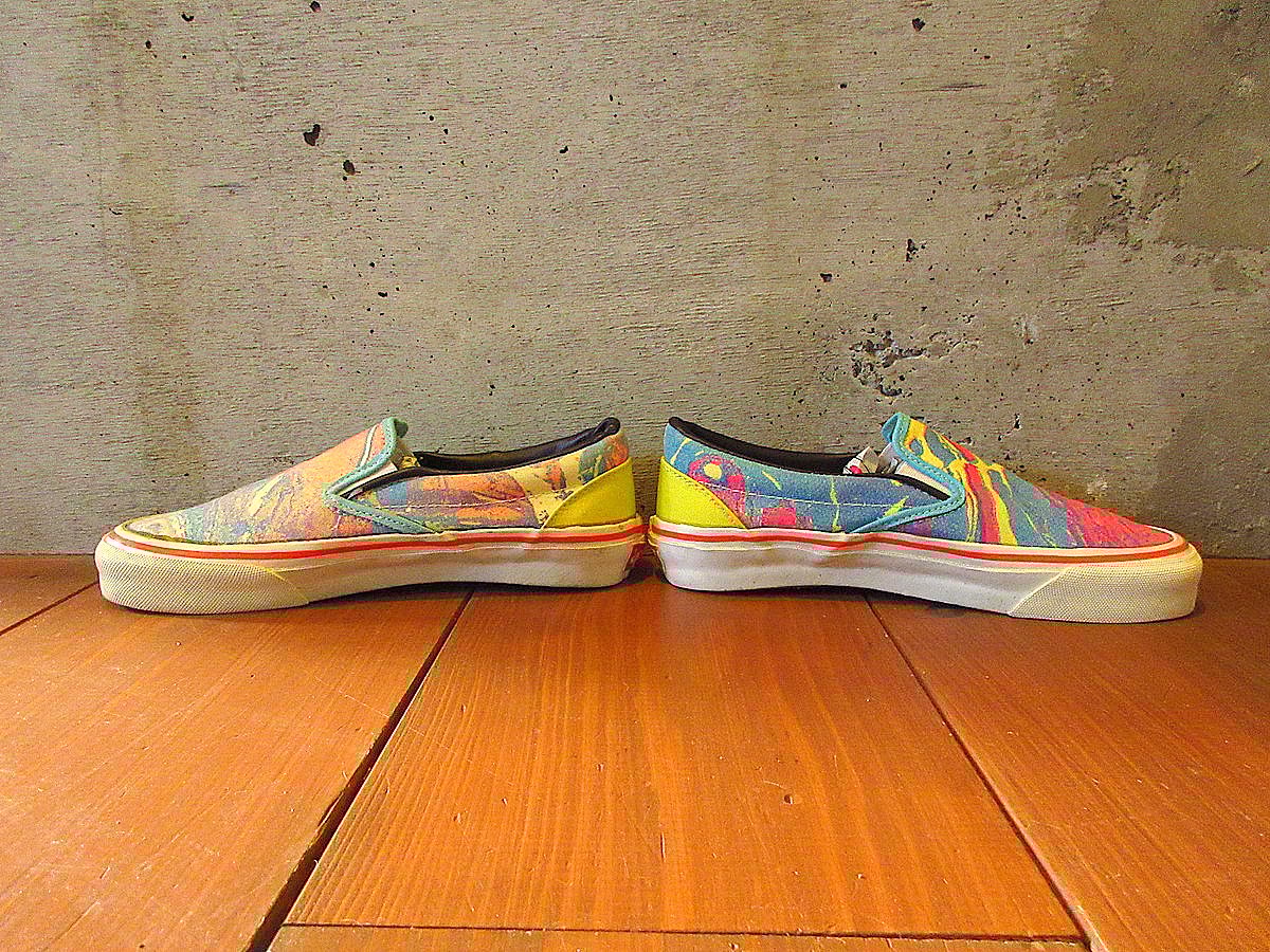 ビンテージ70's○DEADSTOCK VANS SLIP-ON マーブル size 7○24