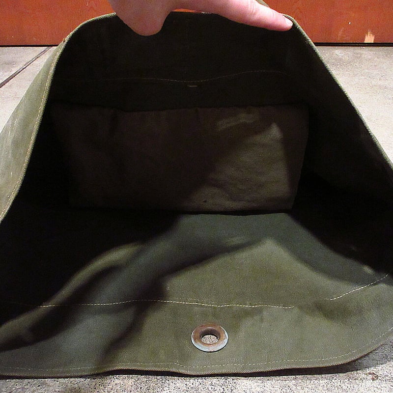 ビンテージ40's○U.S.NAVYハンドペイントキャンバスダッフルバッグ