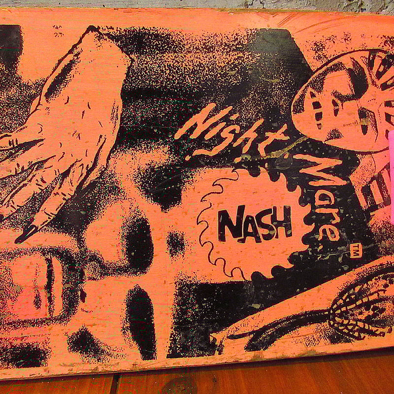 ビンテージ80's○NASH Night Moreスケートボードジャンク ビンテージ80's○NASH Night Moreスケートボードジャンク