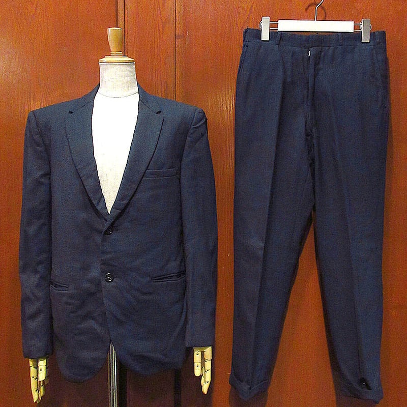 ビンテージ60's○Fahey-Brockmanウール2Bスーツ○221112s7-m-sui