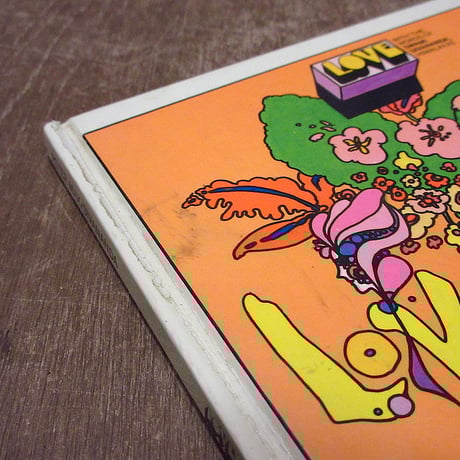 ビンテージ70's●Peter Max「LOVE」絵本●240603i5-otclctピーターマックスサイケポップアート雑貨