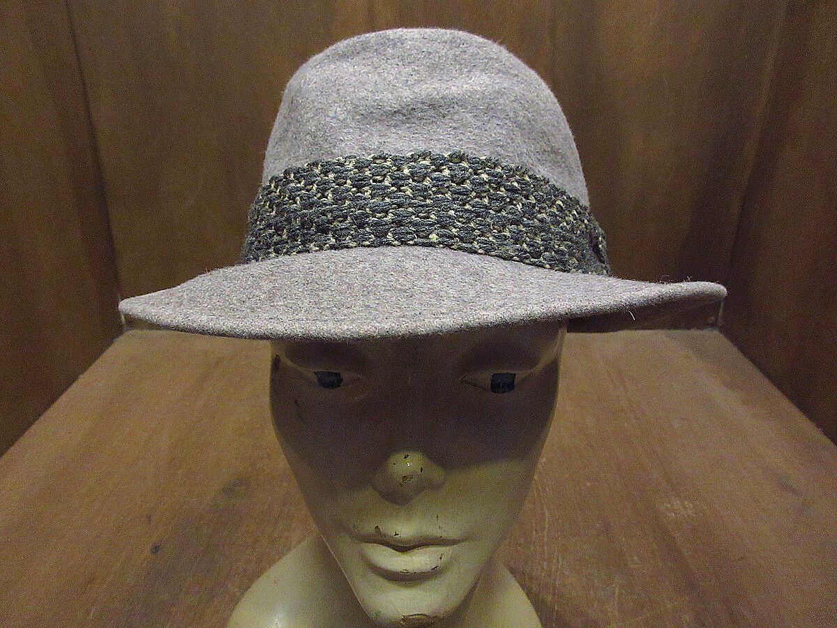 ビンテージ50's○PENNEY'S MARATHONフェドラハットグレー7 1/8○2112