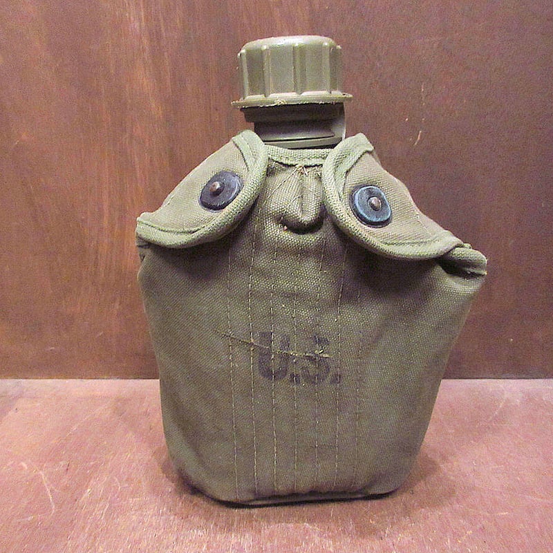 軍用水筒　ミリタリーアンティーク Amazon | Schooner Bay Company ブリキ製ミリタリー水筒