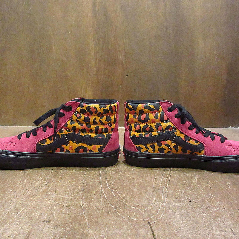 新品未使用 VANS SK8-HI PRO PUNK レオパード Size 8○210419n...