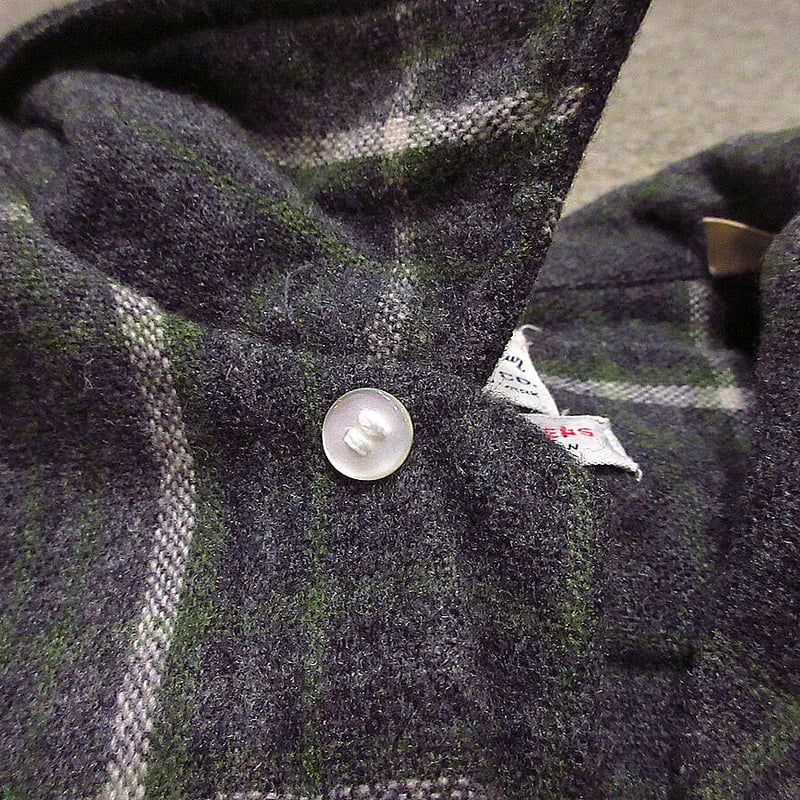 ビンテージ60's○B. ALTMAN & CO.チェックウールループカラー