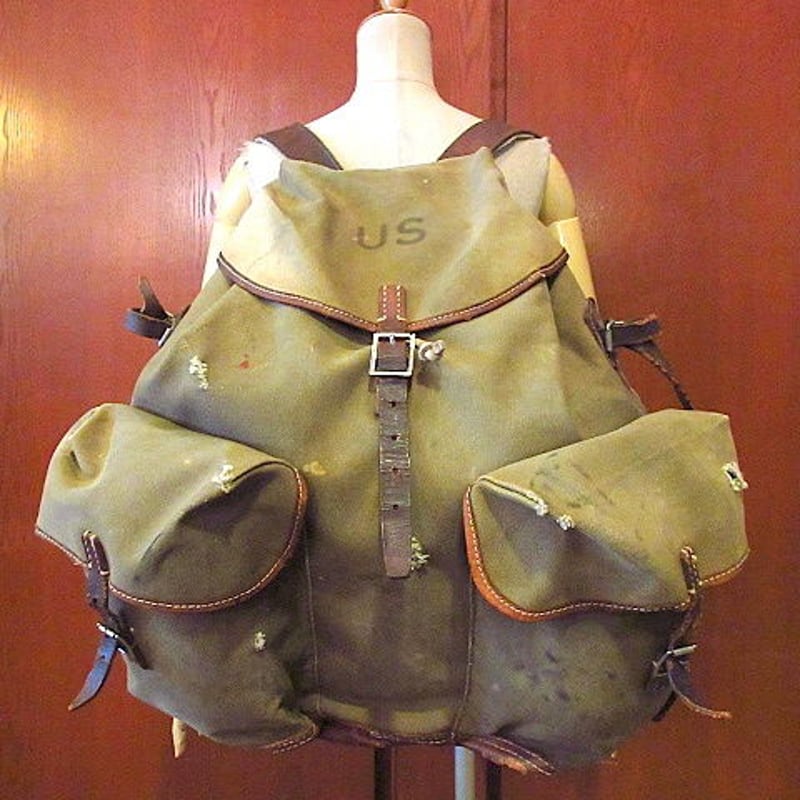 40s WW2 US ARMY ミリタリー　バックパック　リュック 40s WW2 US ARMY ミリタリー バックパック リュック