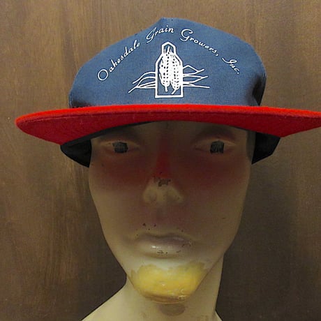 ビンテージ90’s●DEADSTOCK Oakesdale Grain Growers 5パネルスナップバックキャップ●250310z4-m-cp-bbデッドストック帽子
